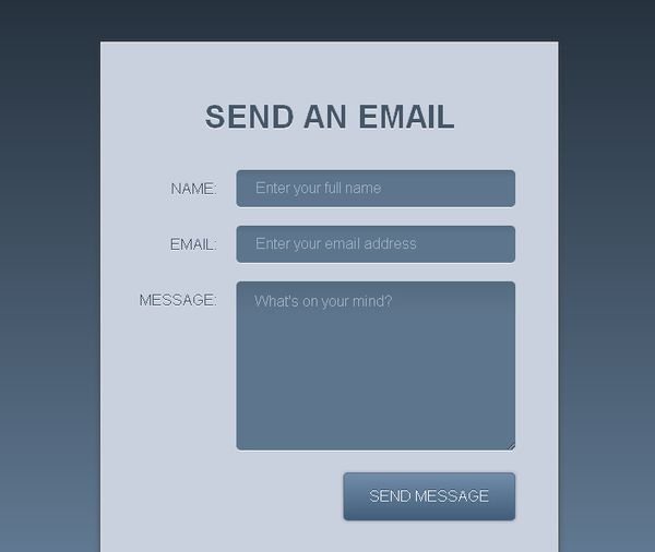 分享16個優秀的 CSS3 表單開發教程