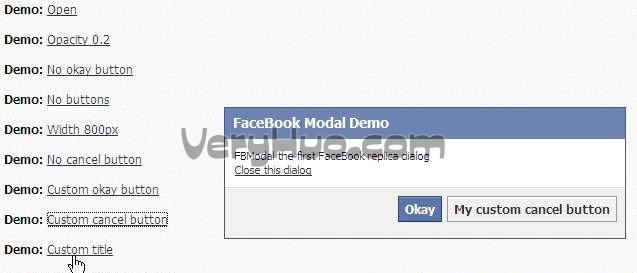 仿Facebook風(fēng)格的對(duì)話框，jQuery插件FBModal