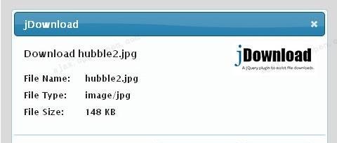 jDownload基于jQuery UI實(shí)現(xiàn)下載確認(rèn)對(duì)話框